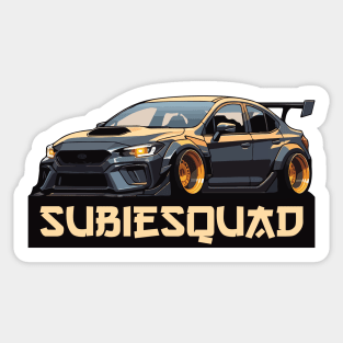 Impreza WRX STI Car Art - Subaru Widebody Modified JDM Car Sticker